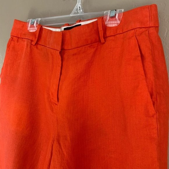 J. Crew Gazebo Novelty Wide-Leg Linen Crop Trouser - Picture 5 of 6